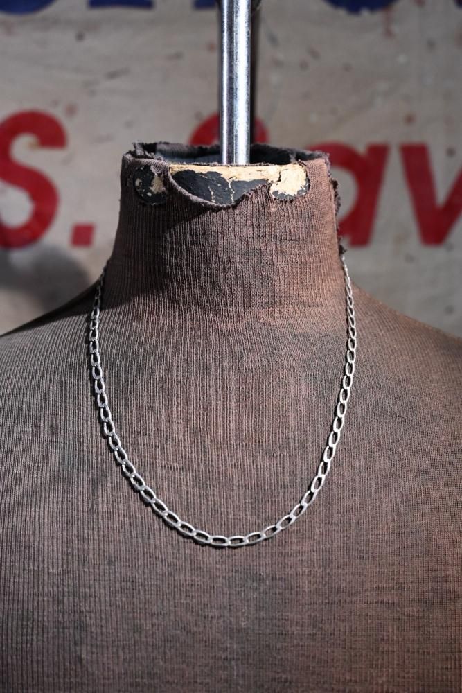 Italy vintage silver chain necklace