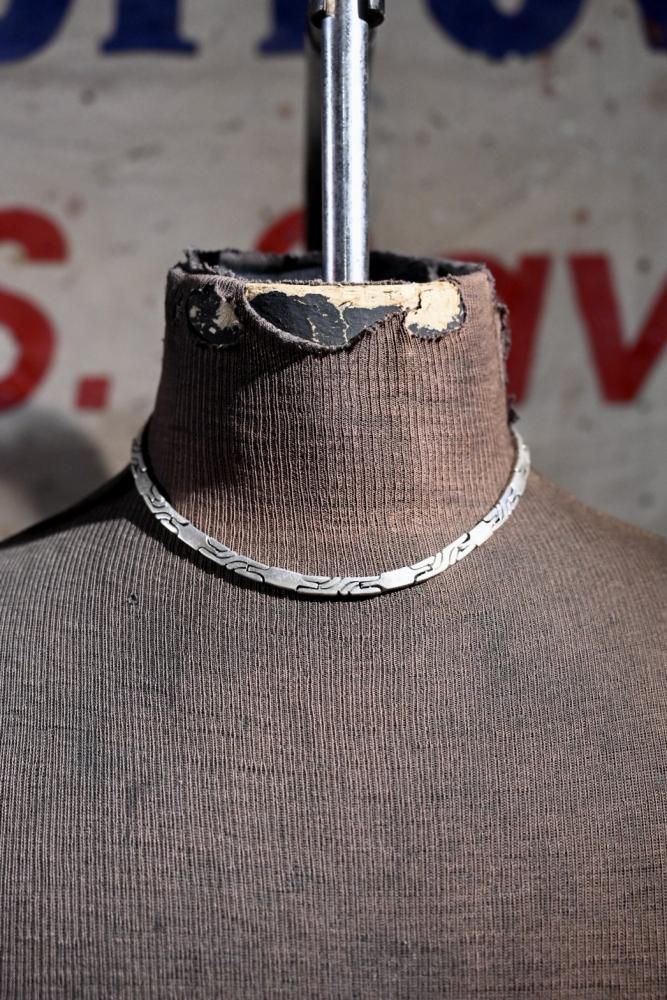 Mexico vintage silver necklace