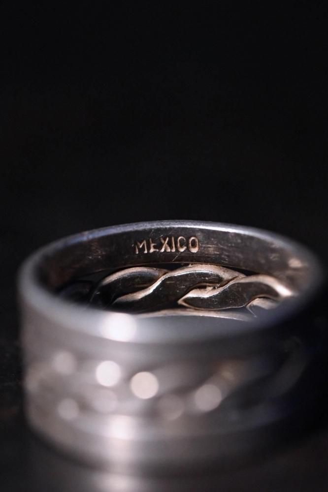 Mexico vintage silver ring