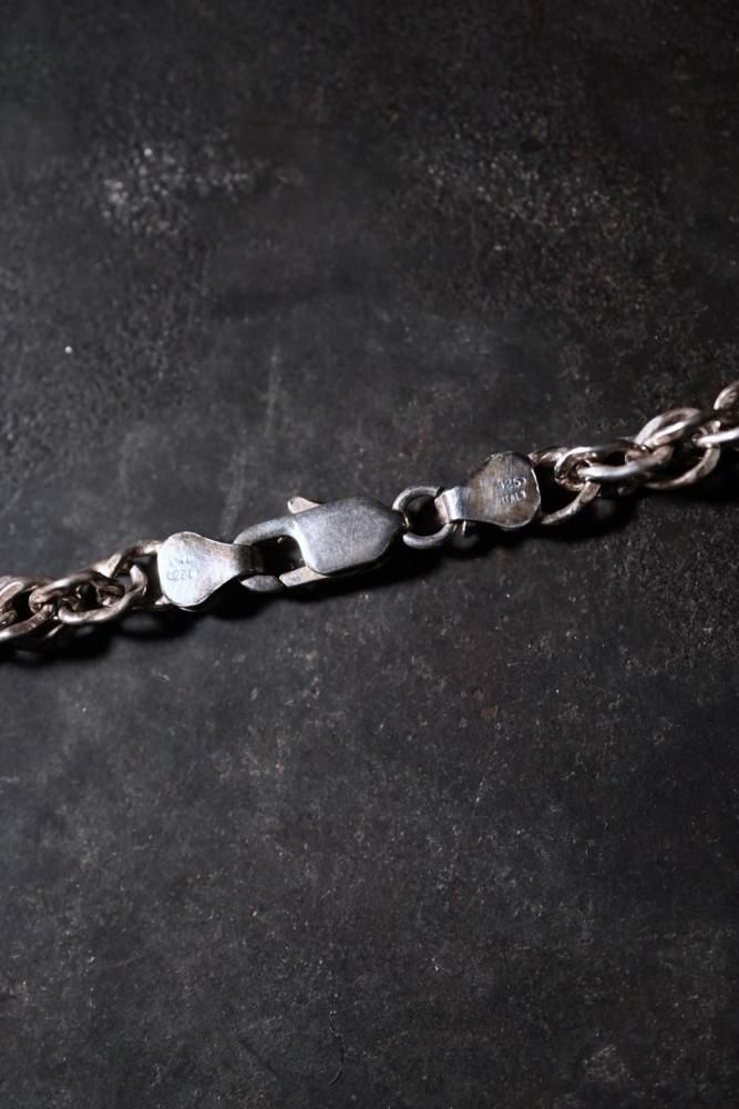Italy vintage silver chain necklace
