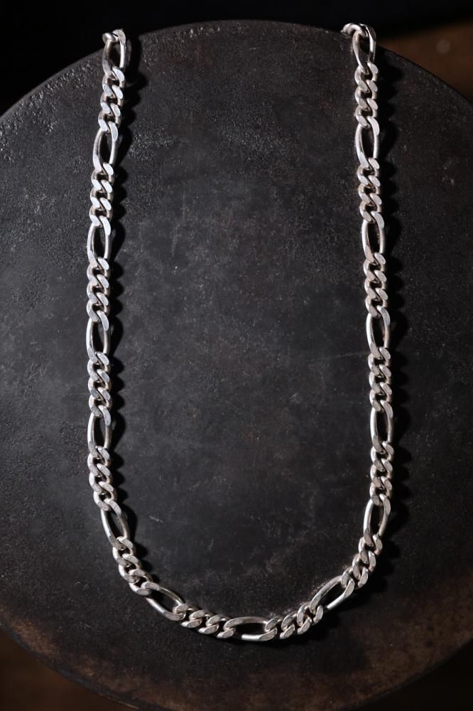 Italy vintage silver chain necklace