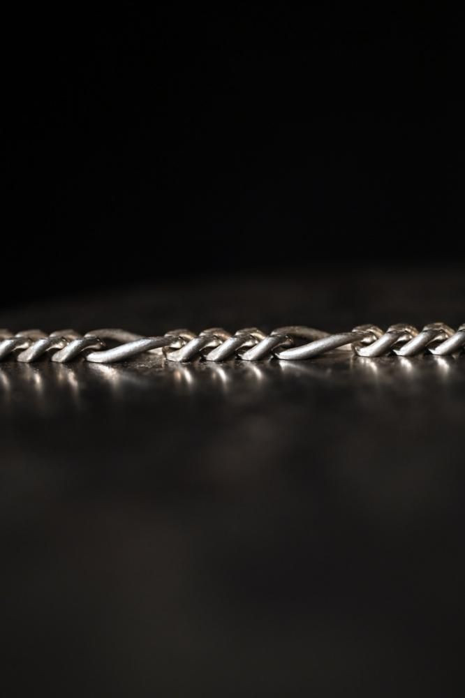 Italy vintage silver chain necklace