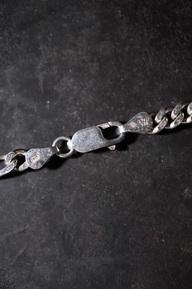 Italy vintage silver chain necklace
