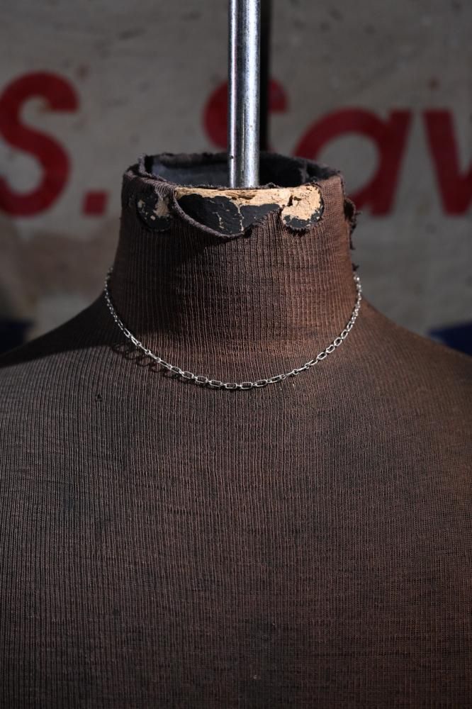 Vintage silver chain necklace