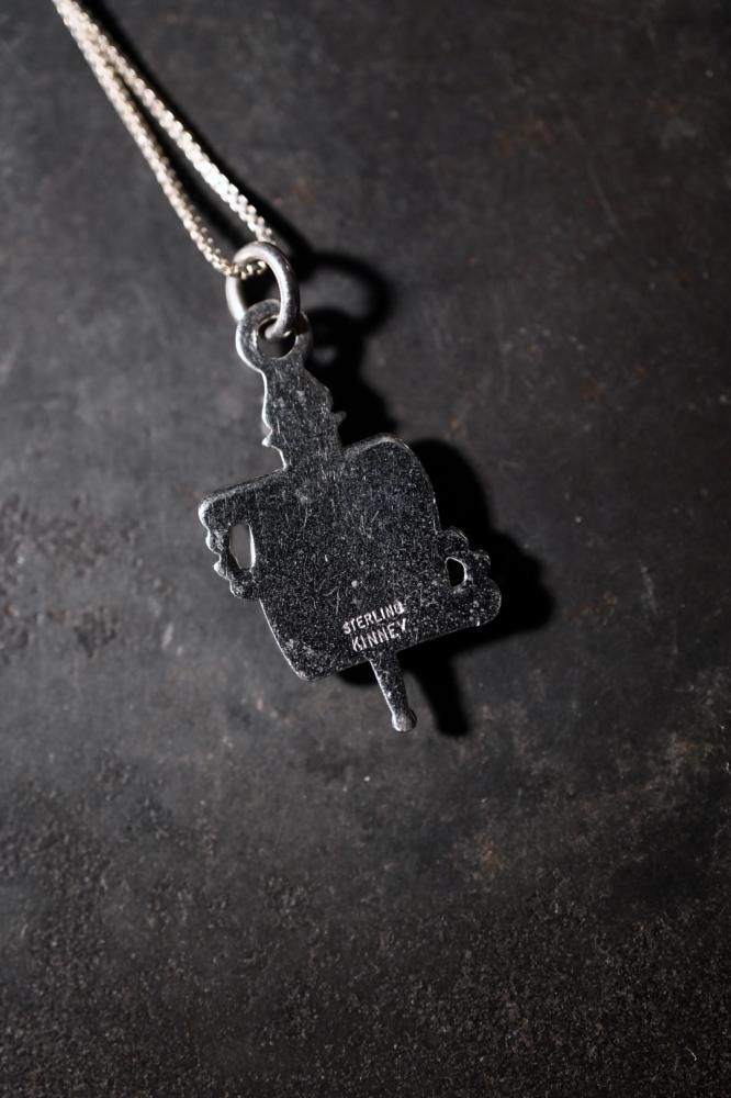 Vintage silver college necklace