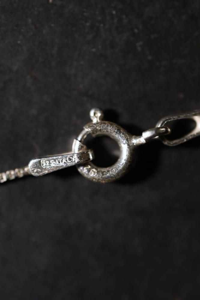 Vintage silver college necklace