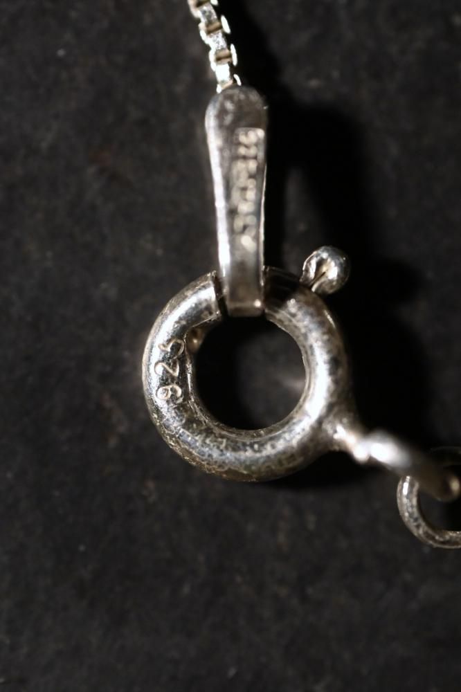 Vintage silver college necklace