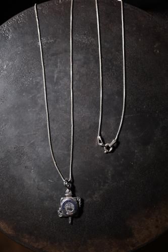 Vintage silver college necklace