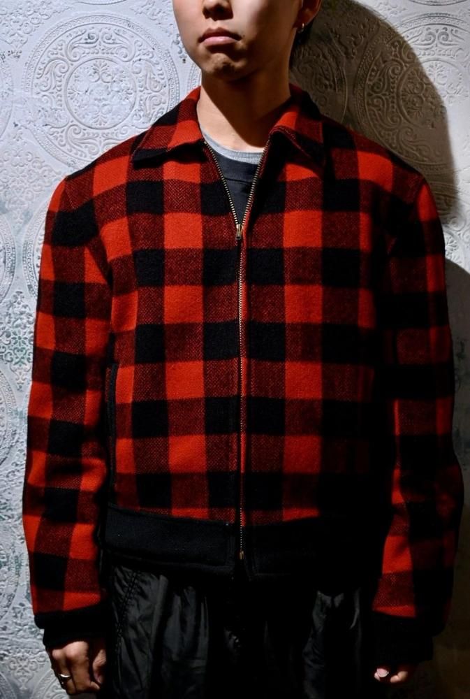 us 1950's~ "Zero King" wool jacket