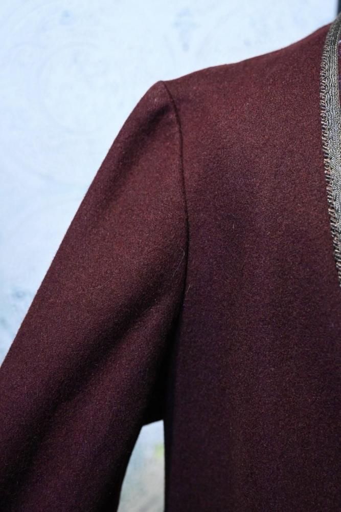 us 1930'~ wool smoking jacket