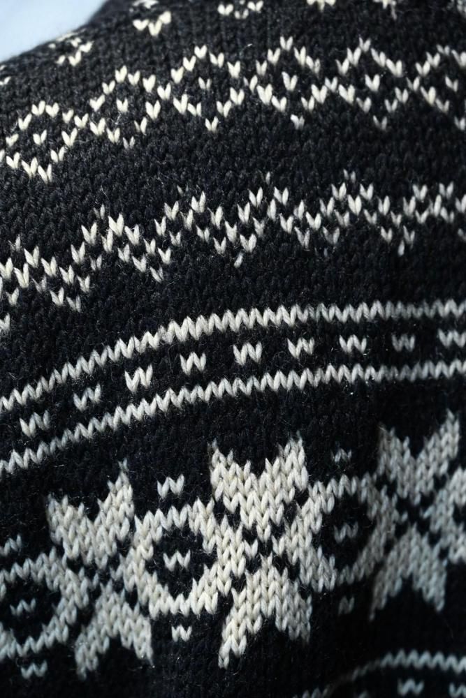 Canadian 1950's wool knit zip up cardigan