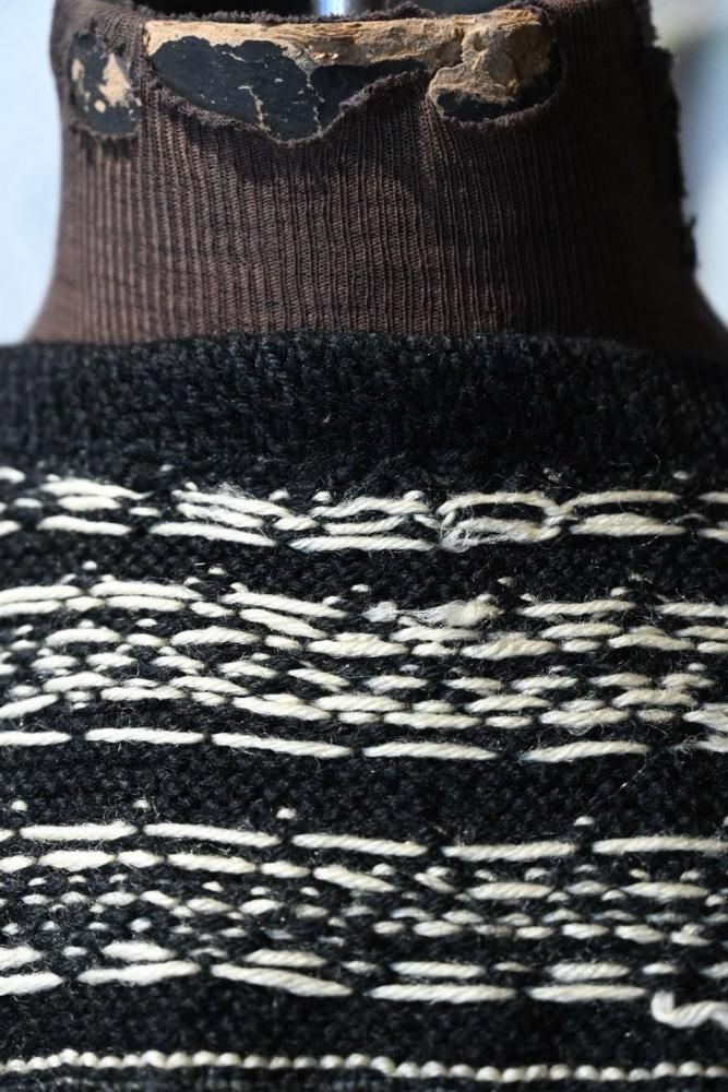 Canadian 1950's wool knit zip up cardigan