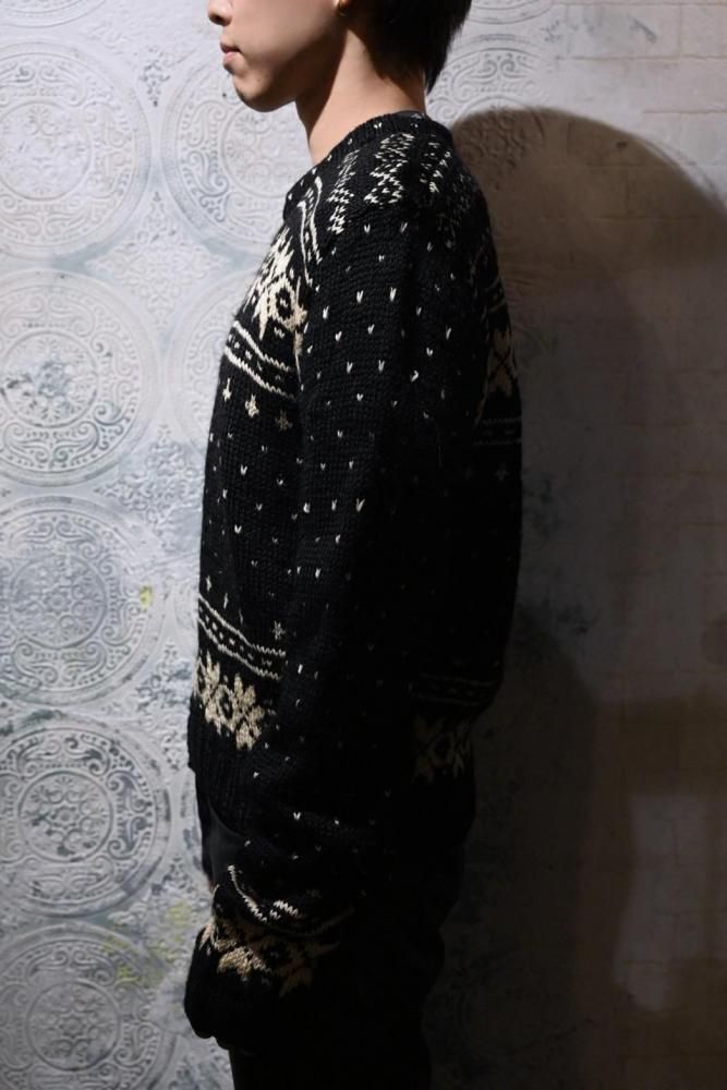 Canadian 1950's wool knit zip up cardigan