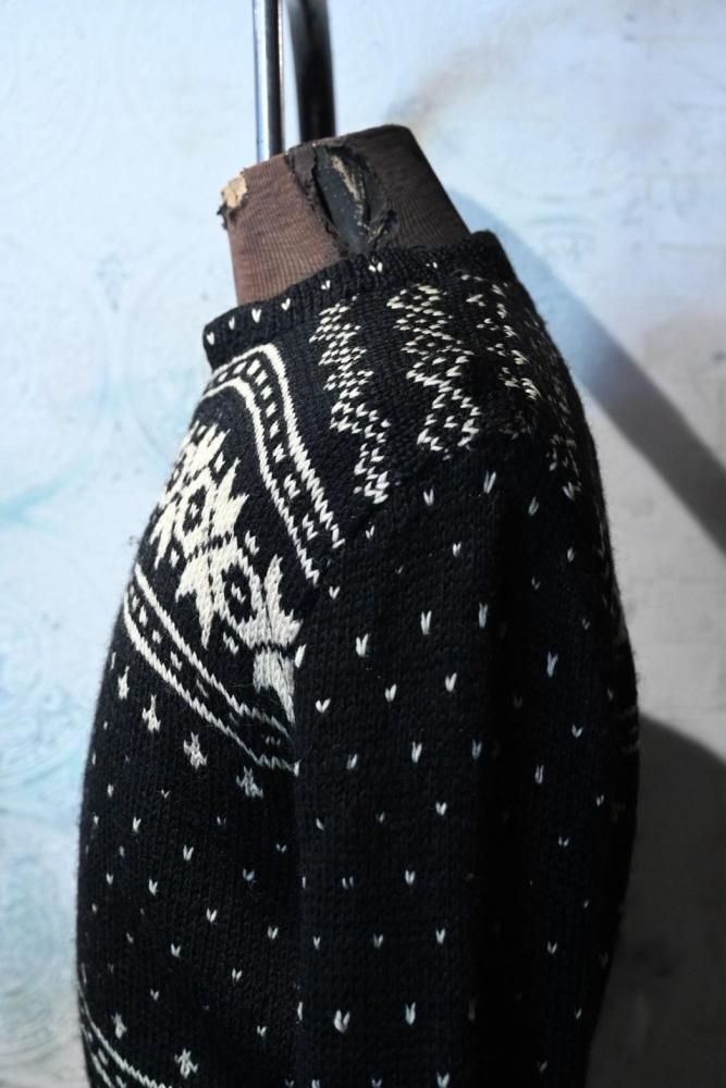 Canadian 1950's wool knit zip up cardigan