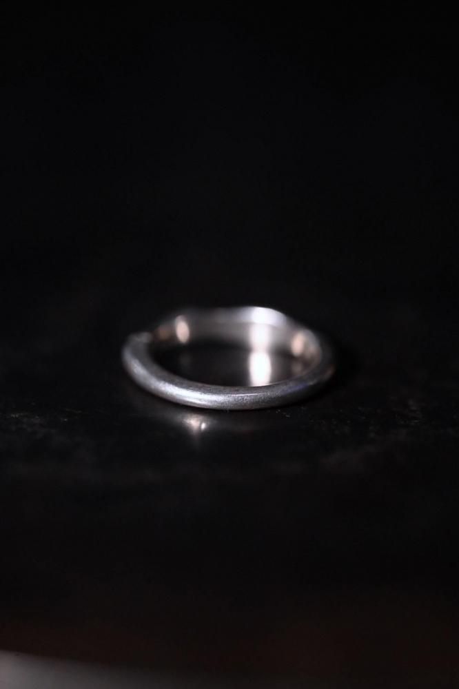 Vintage bamboo silver ring 14