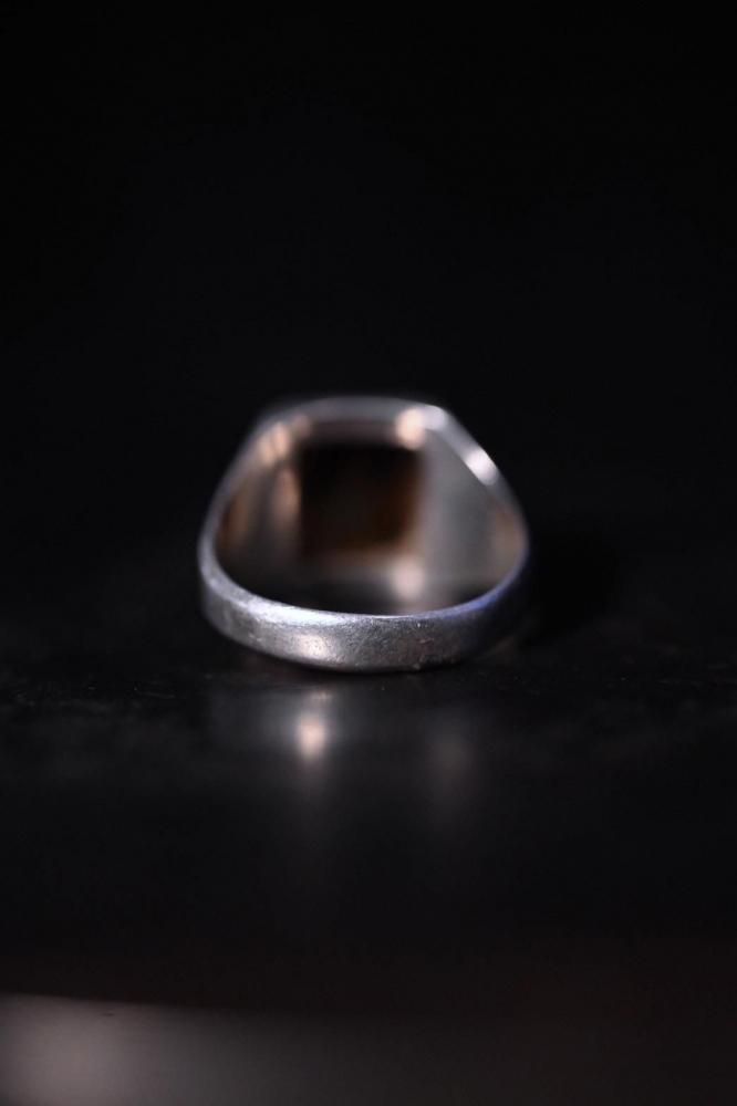 Vintage silver  agate ring 18
