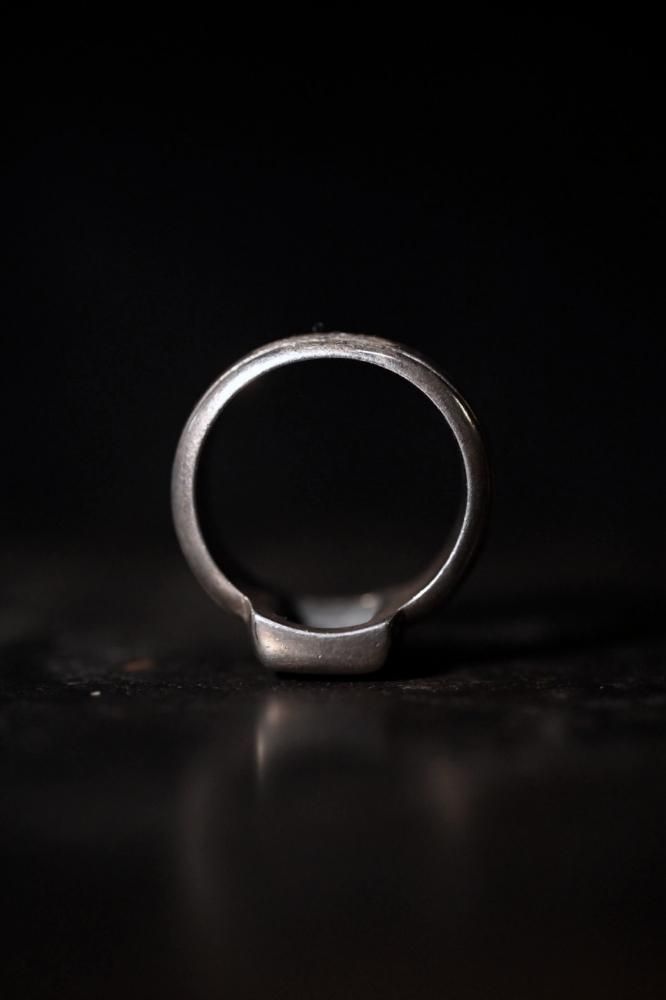 Vintage braid design silver ring "14"