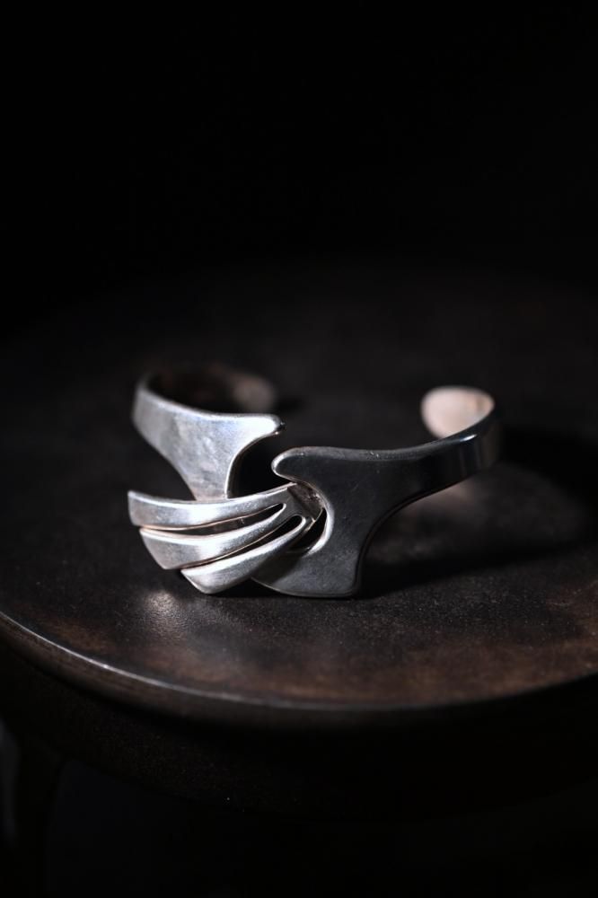 Mexico vintage silver bangle
