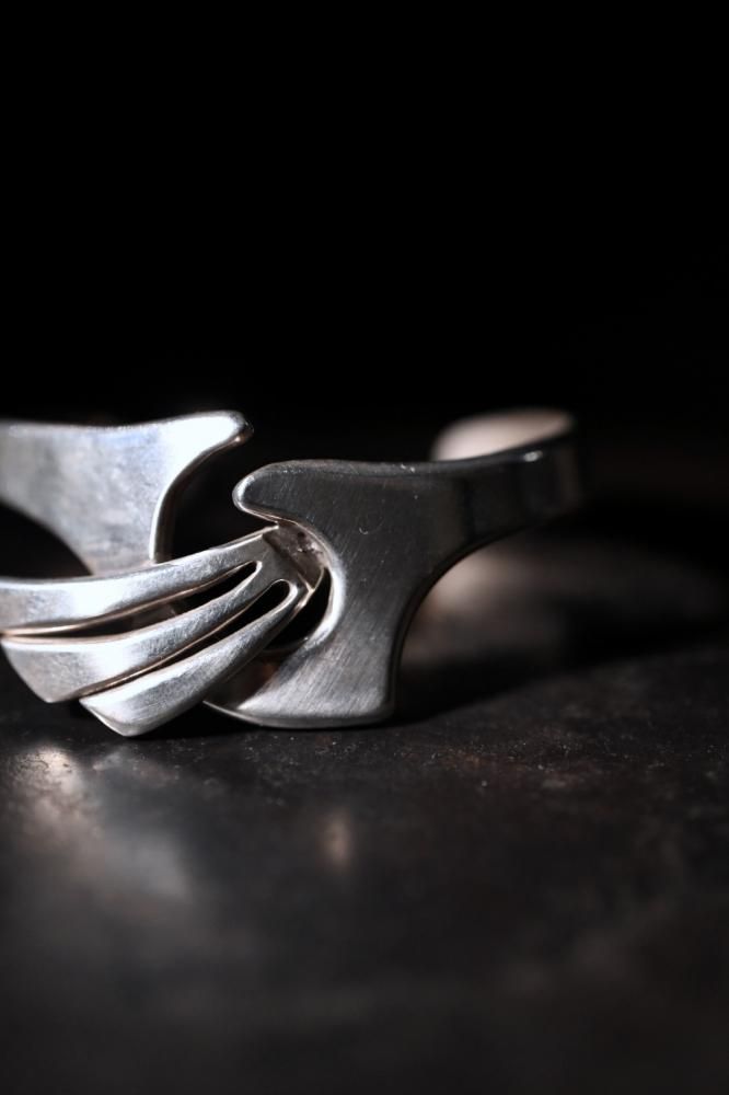 Mexico vintage silver bangle