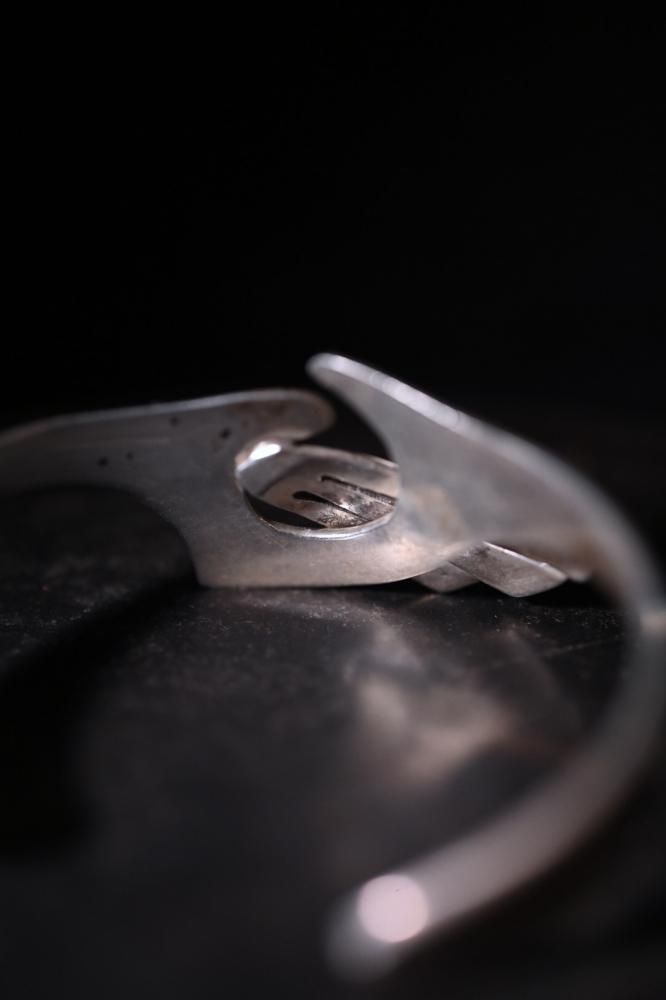 Mexico vintage silver bangle