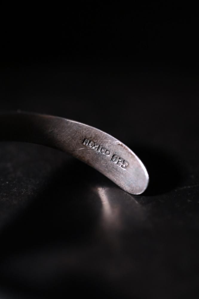 Mexico vintage silver bangle