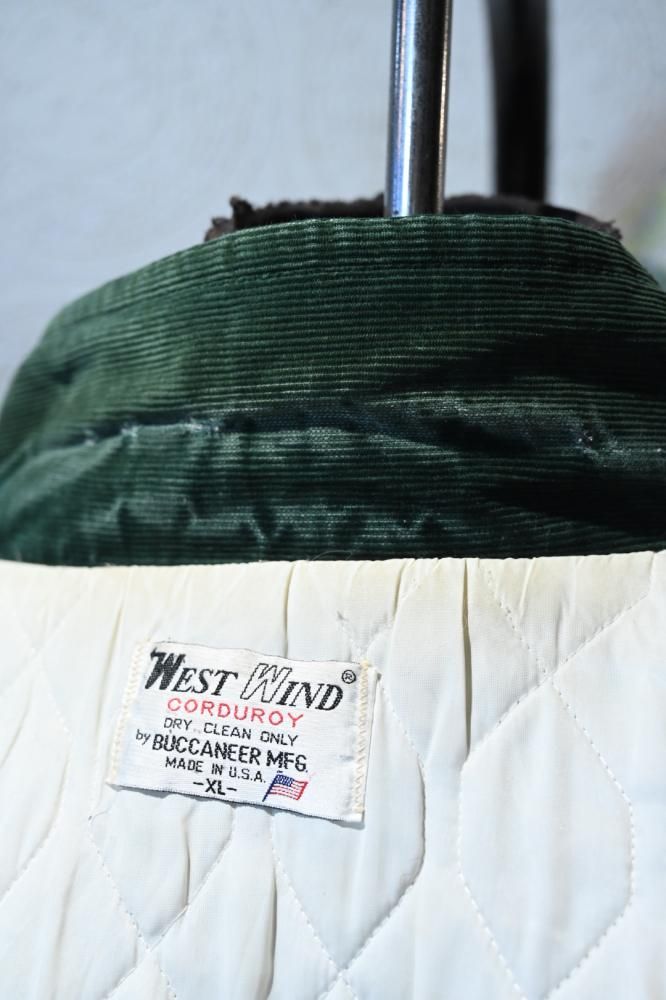 us 1970's~ "West Wind" corduroy jacket