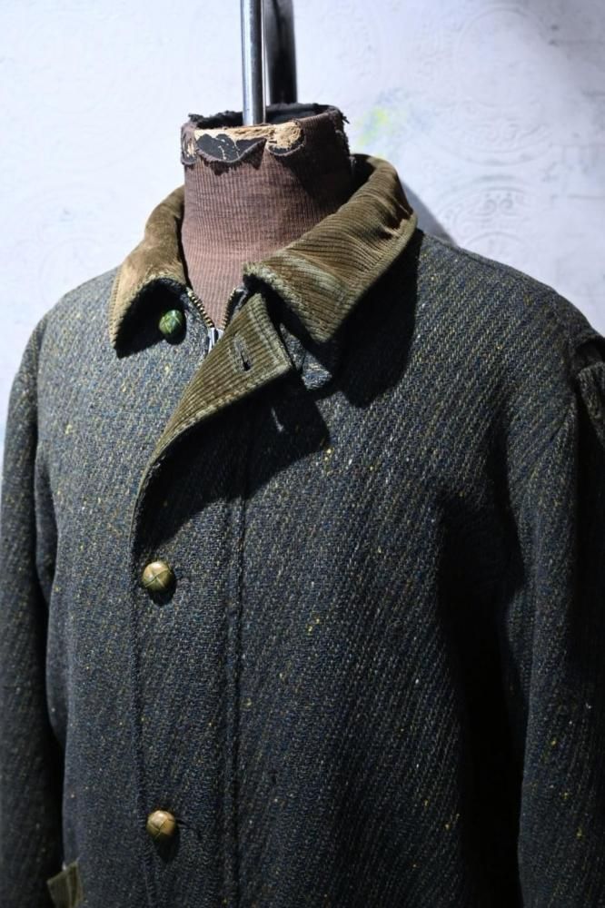us 1960's Wool Tweed Corduroy Jacket