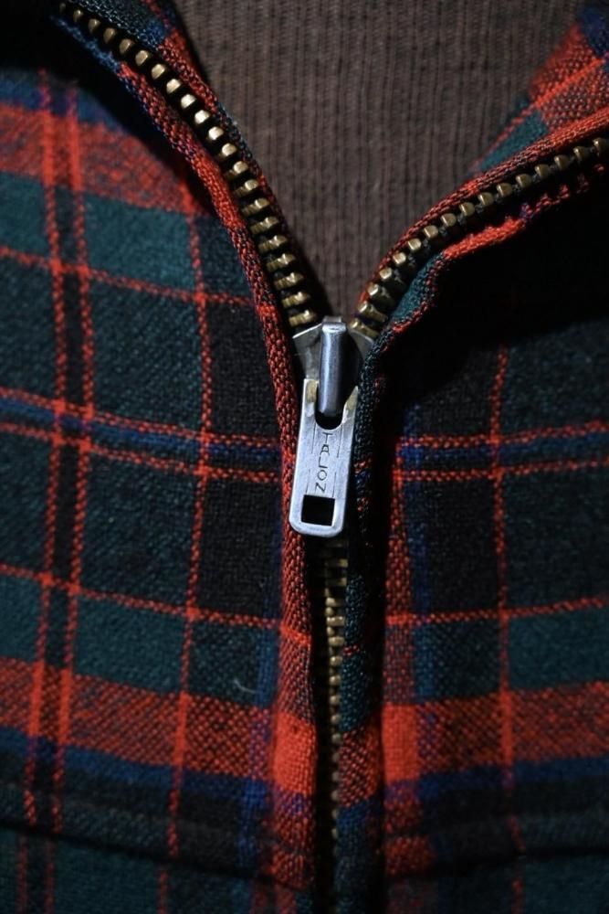 us 1940's~ "PENDLETON" Wool Check Jacket