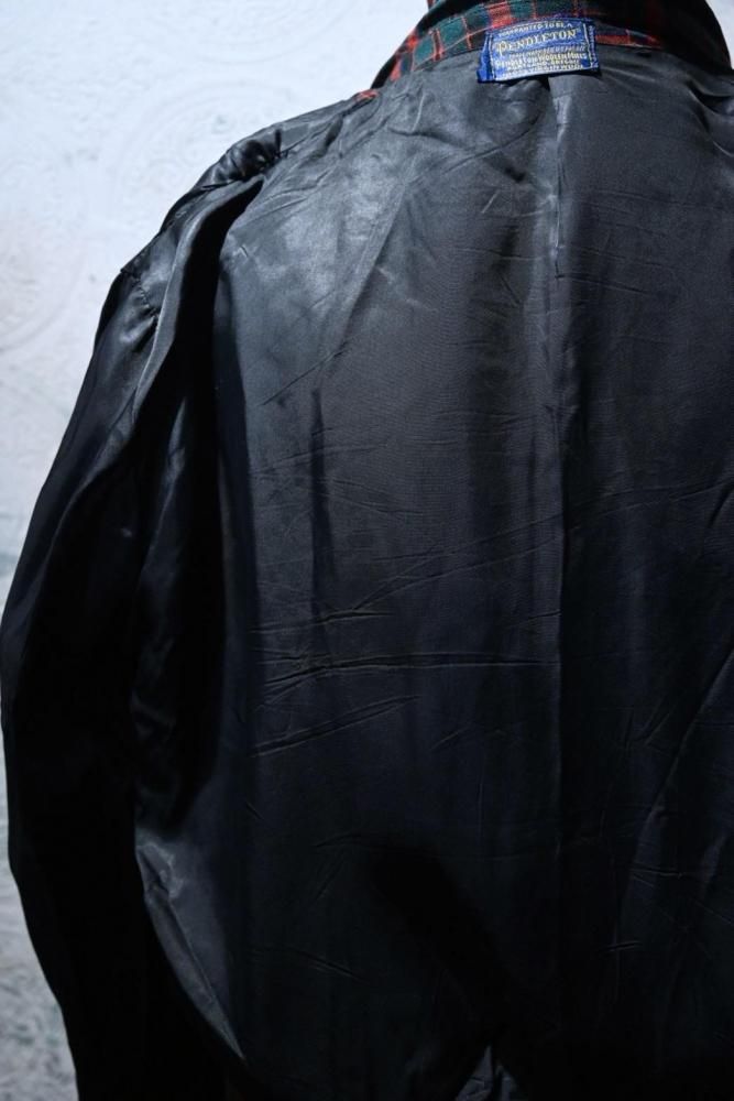 us 1940's~ "PENDLETON" Wool Check Jacket