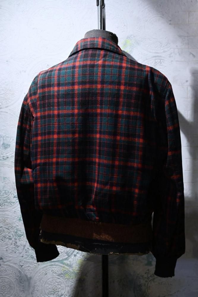 us 1940's~ "PENDLETON" Wool Check Jacket