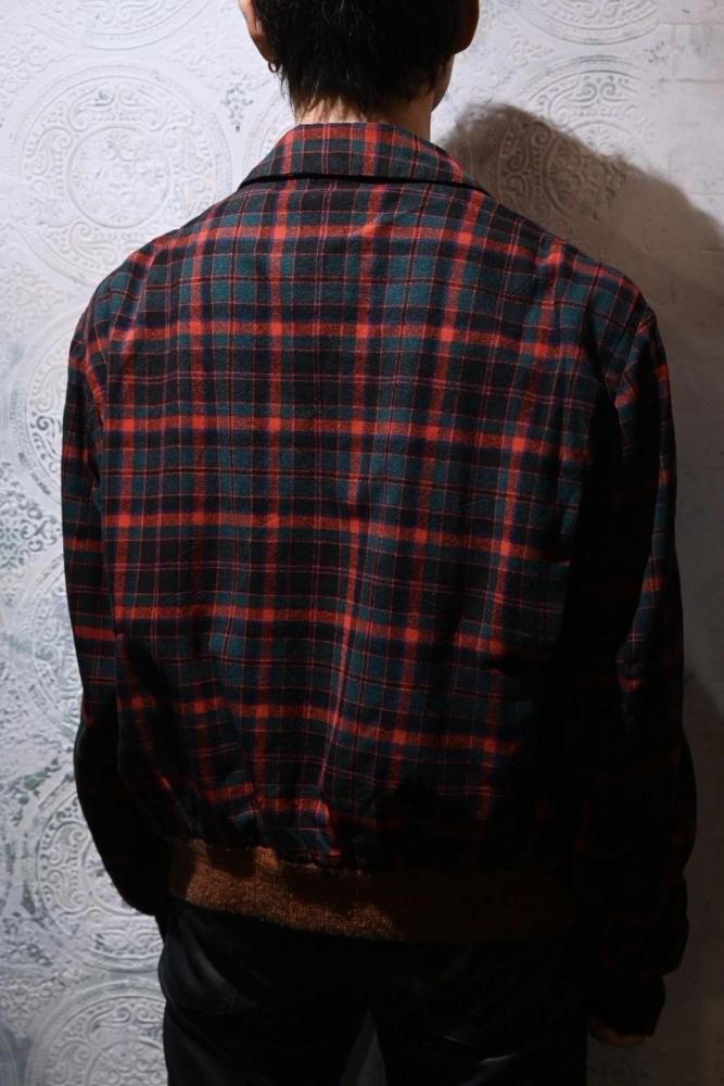 us 1940's~ "PENDLETON" Wool Check Jacket