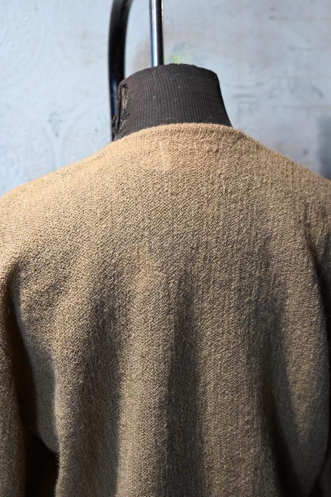us 1960's~ suede  mohair wool cardigan