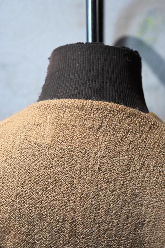 us 1960's~ suede  mohair wool cardigan