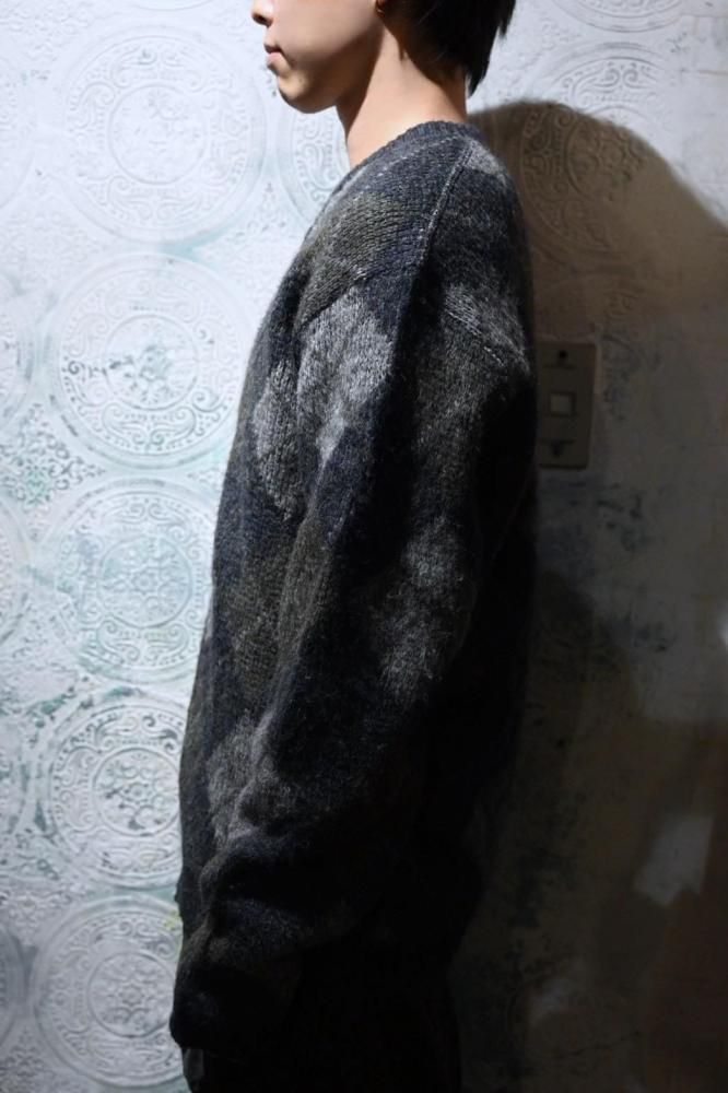 us 1960's wool Alpaca zip up cardigan