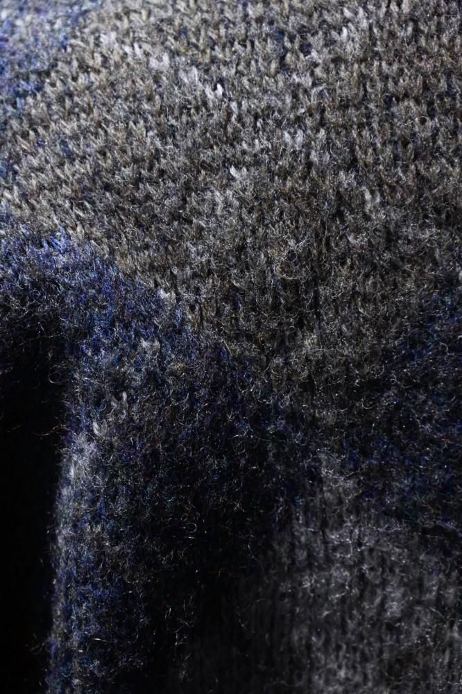 us 1960's wool Alpaca zip up cardigan