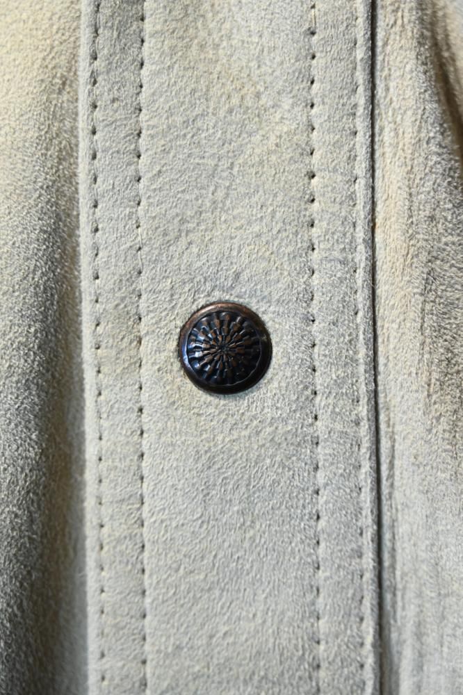 us 1970's nubuck shirt jacket
