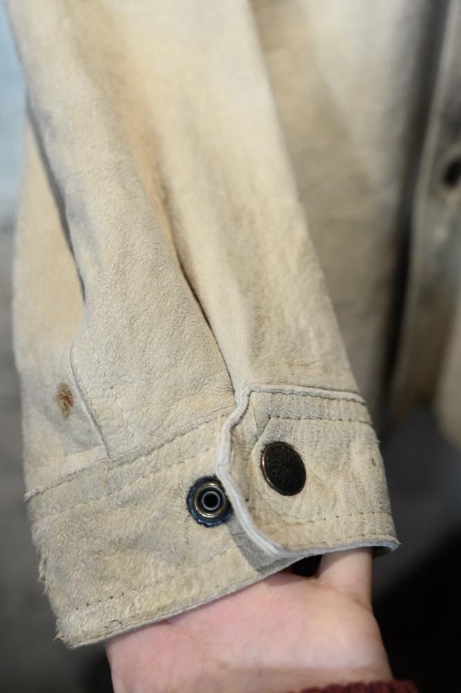 us 1970's nubuck shirt jacket