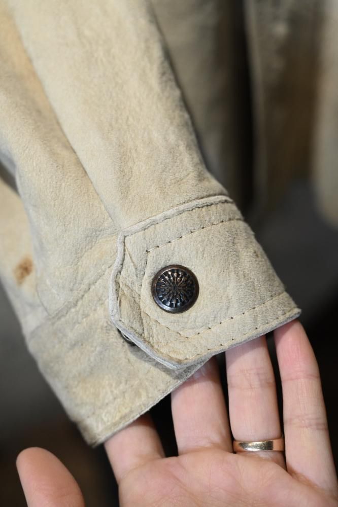 us 1970's nubuck shirt jacket