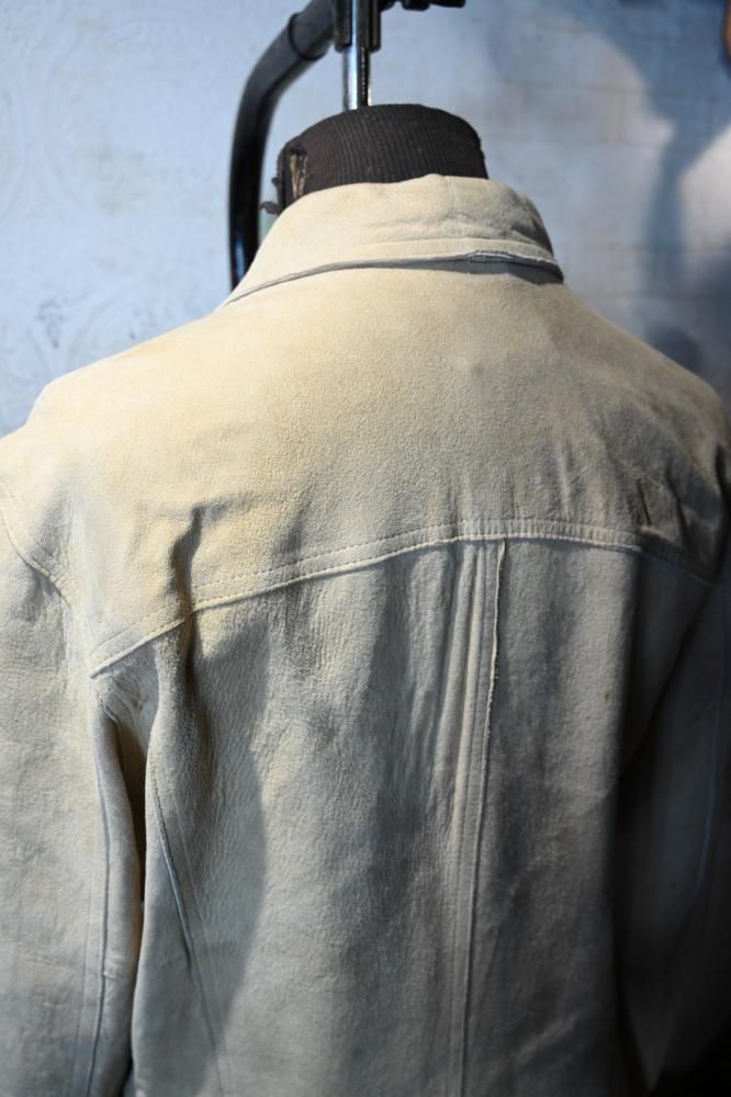 us 1970's nubuck shirt jacket