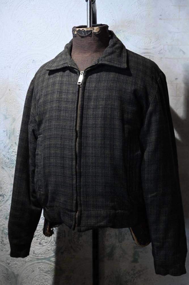 us 1950's Italy fabric wool jacket