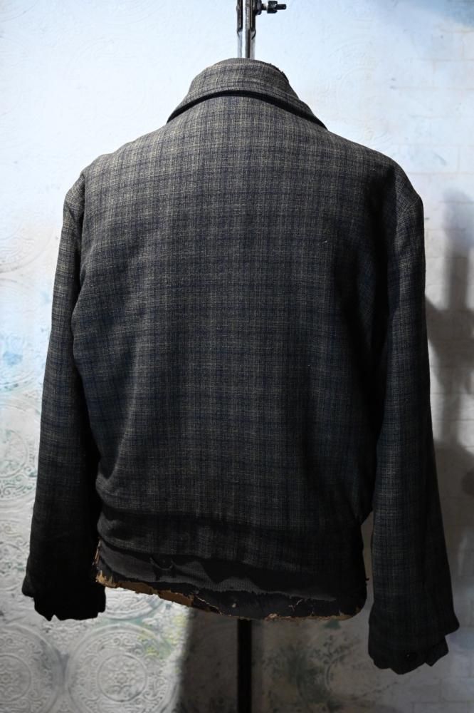us 1950's Italy fabric wool jacket