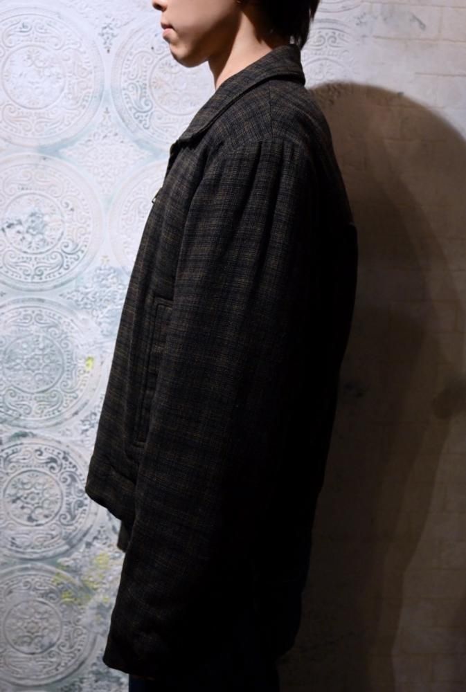 us 1950's Italy fabric wool jacket