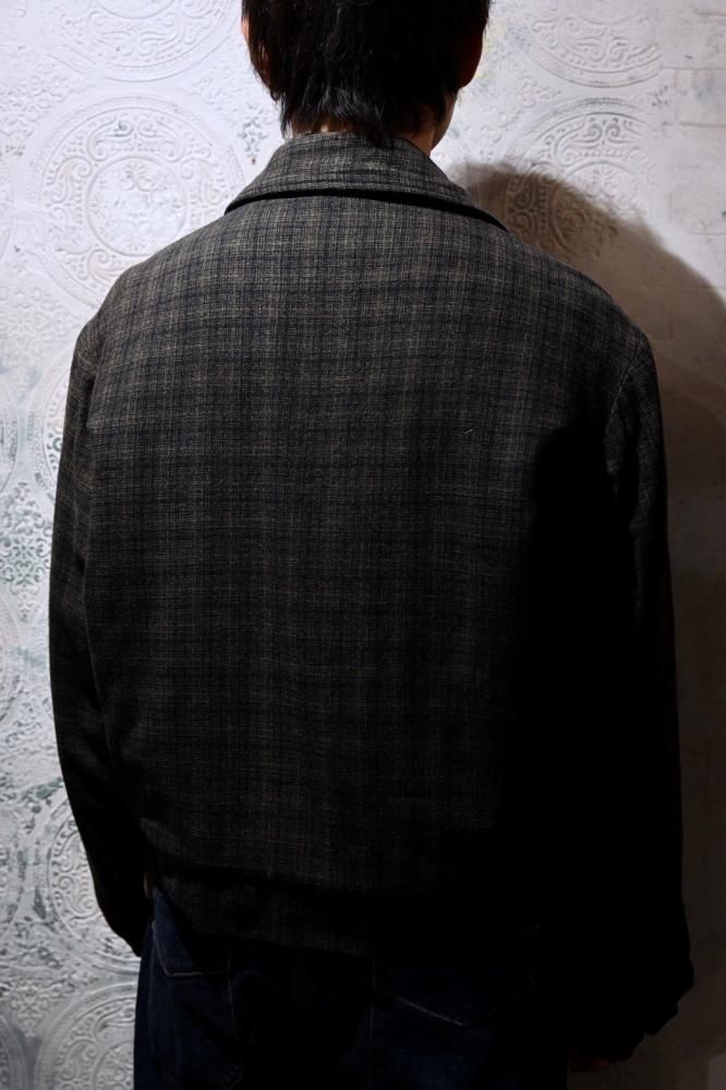 us 1950's Italy fabric wool jacket