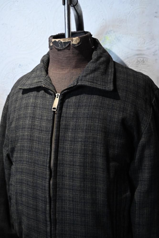 us 1950's Italy fabric wool jacket