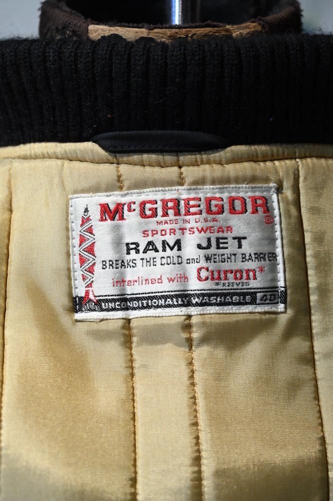 us 1960's "McGREGOR" black pharaoh jacket