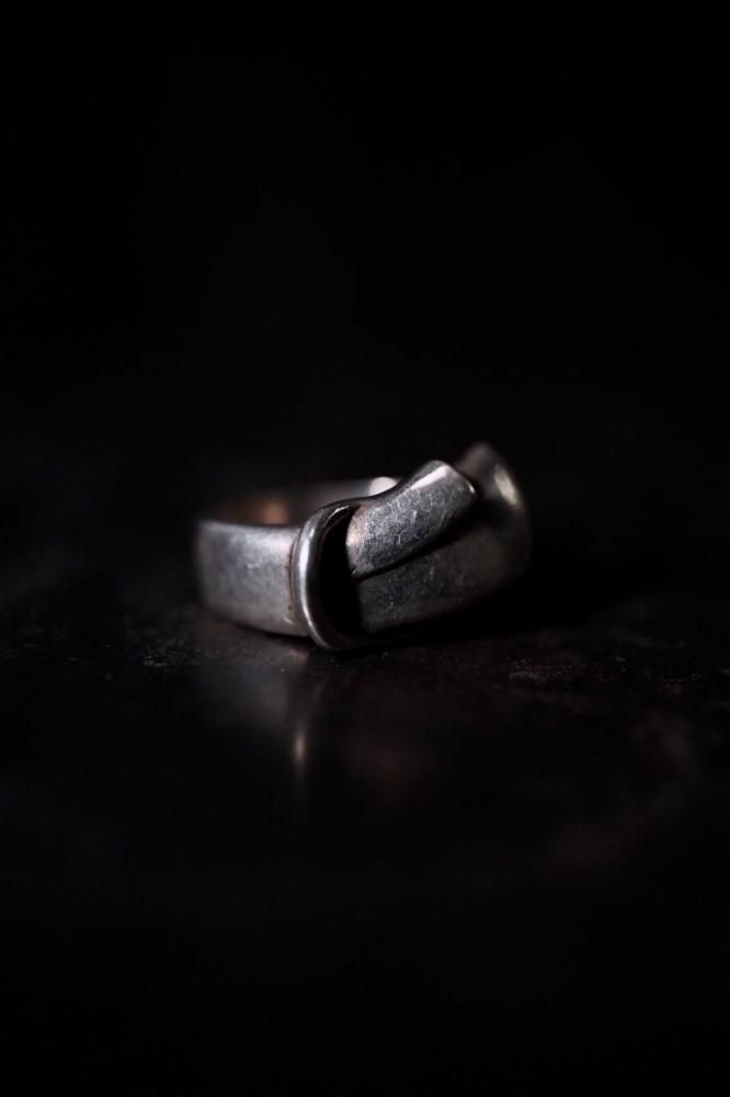 Vintage modern silver ring 16