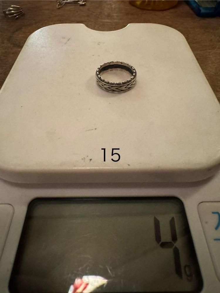 Vintage silver ring 15