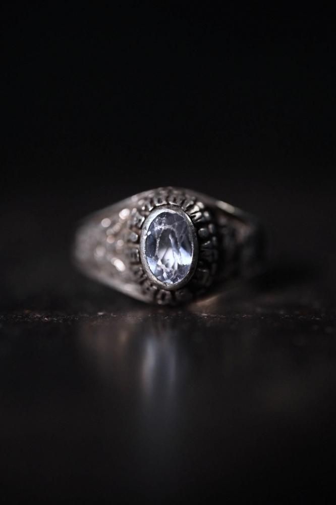 us 2001 silver college ring 9