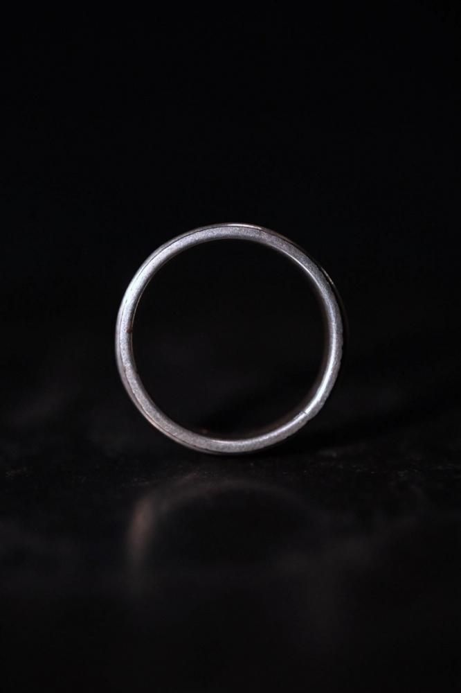 Vintage silver gimmick ring 21