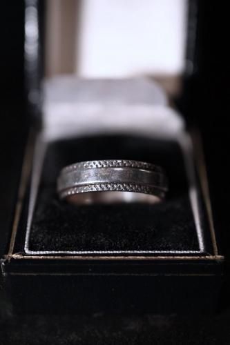 Vintage silver gimmick ring 21��